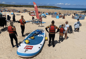 Enjoy paddleboarding lessons in Cornwall at Harlyn Surf School